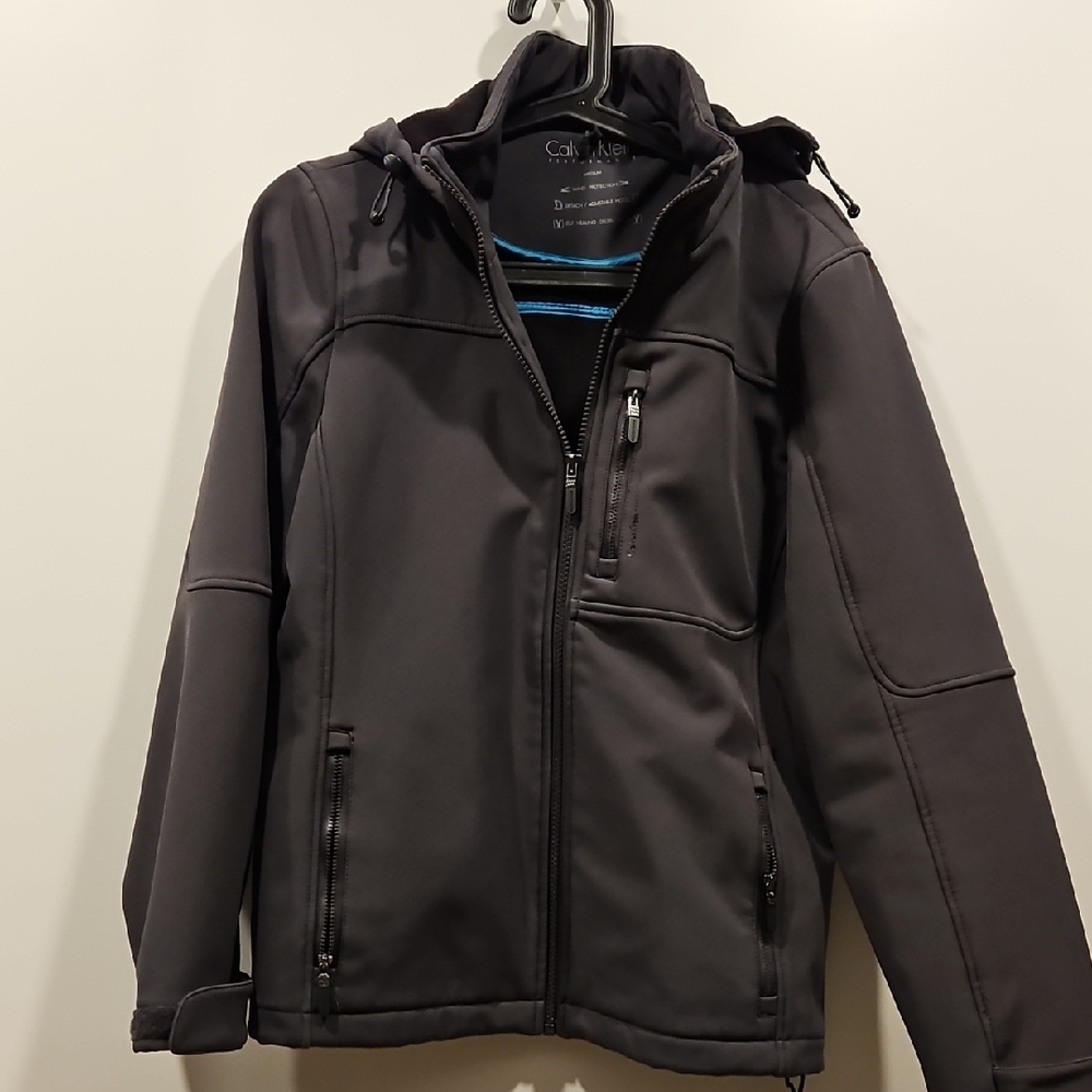 Calvin Klein Women's Charcoal Performance Jacket